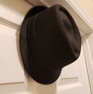 Women's Black Mid-size Brim Fedora